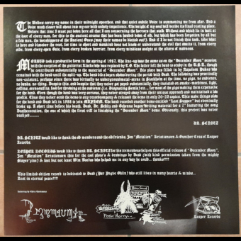 MORBID December Moon LP BLUE [VINYL 12